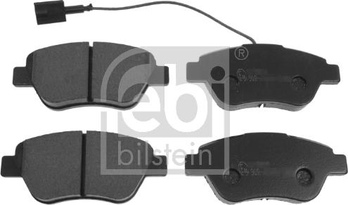 Febi Bilstein 16555 - Brake Pad Set, disc brake www.autospares.lv