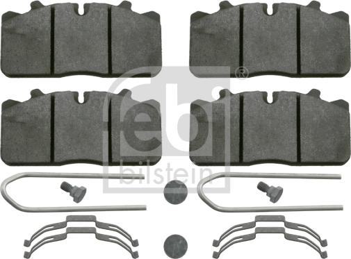 Febi Bilstein 16564 - Brake Pad Set, disc brake www.autospares.lv