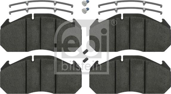 Febi Bilstein 16567 - Brake Pad Set, disc brake www.autospares.lv