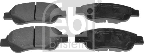 Febi Bilstein 16589 - Brake Pad Set, disc brake www.autospares.lv