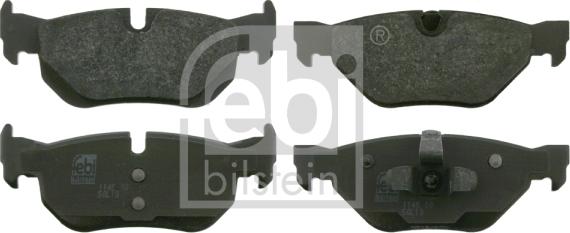 Febi Bilstein 16533 - Brake Pad Set, disc brake www.autospares.lv