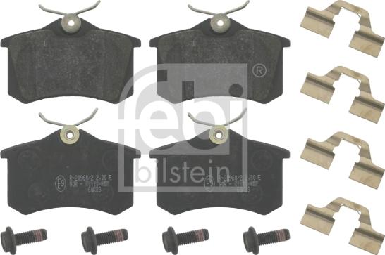 Febi Bilstein 16527 - Brake Pad Set, disc brake www.autospares.lv