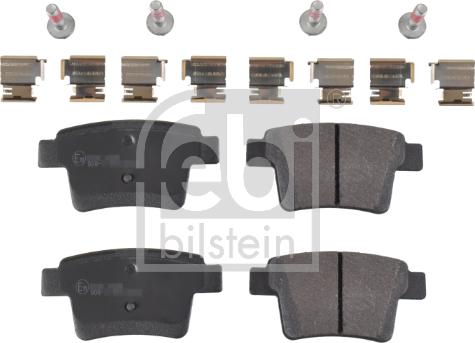 Febi Bilstein 16571 - Brake Pad Set, disc brake www.autospares.lv