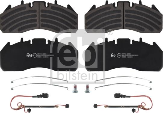 Febi Bilstein 16690 - Bremžu uzliku kompl., Disku bremzes www.autospares.lv