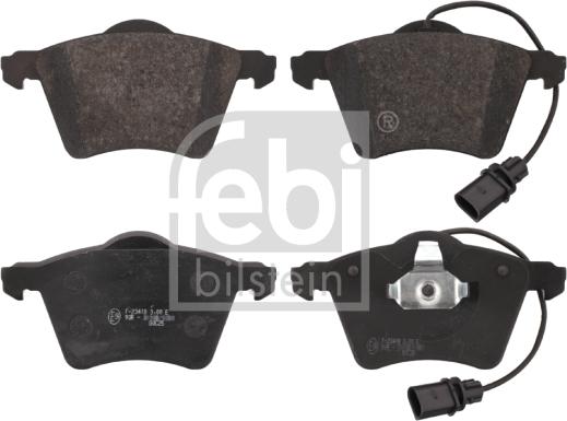 Febi Bilstein 16640 - Brake Pad Set, disc brake www.autospares.lv