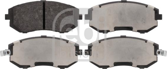 Febi Bilstein 16643 - Brake Pad Set, disc brake www.autospares.lv