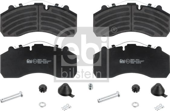 Febi Bilstein 16665 - Brake Pad Set, disc brake www.autospares.lv