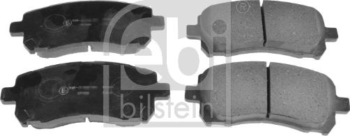 Febi Bilstein 16660 - Brake Pad Set, disc brake www.autospares.lv