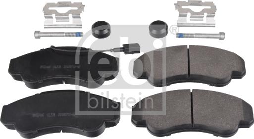 Febi Bilstein 16663 - Brake Pad Set, disc brake www.autospares.lv