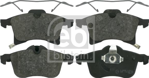 Febi Bilstein 16603 - Brake Pad Set, disc brake www.autospares.lv