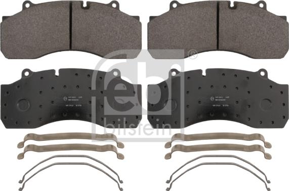 Febi Bilstein 16635 - Brake Pad Set, disc brake www.autospares.lv