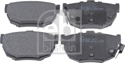 Febi Bilstein 16676 - Brake Pad Set, disc brake www.autospares.lv