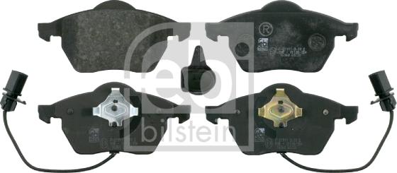 Febi Bilstein 16060 - Brake Pad Set, disc brake www.autospares.lv