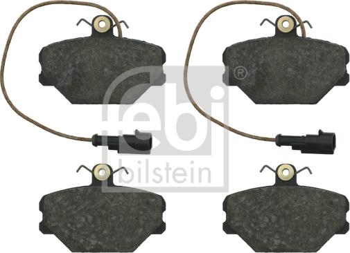 Febi Bilstein 16086 - Тормозные колодки, дисковые, комплект www.autospares.lv