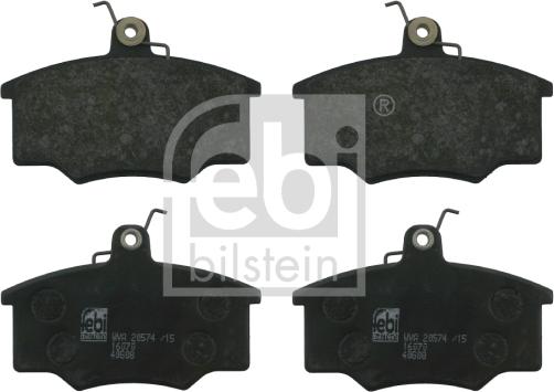 Febi Bilstein 16070 - Brake Pad Set, disc brake www.autospares.lv