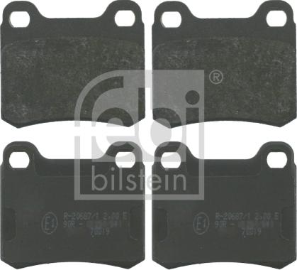 Febi Bilstein 16156 - Brake Pad Set, disc brake www.autospares.lv