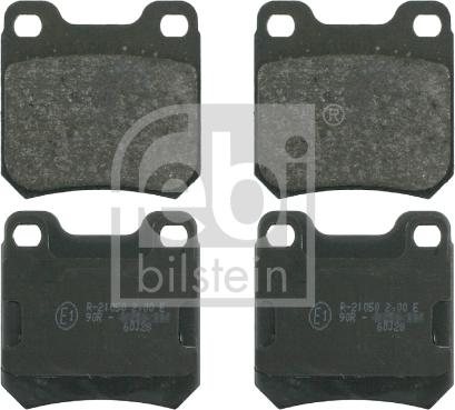 Febi Bilstein 16133 - Bremžu uzliku kompl., Disku bremzes www.autospares.lv