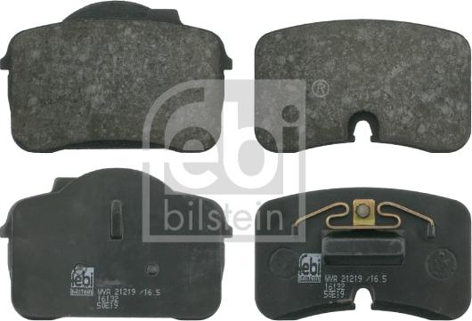 Febi Bilstein 16132 - Bremžu uzliku kompl., Disku bremzes www.autospares.lv