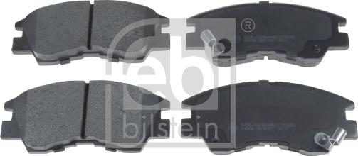 Febi Bilstein 16128 - Brake Pad Set, disc brake www.autospares.lv