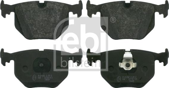 Febi Bilstein 16175 - Brake Pad Set, disc brake www.autospares.lv