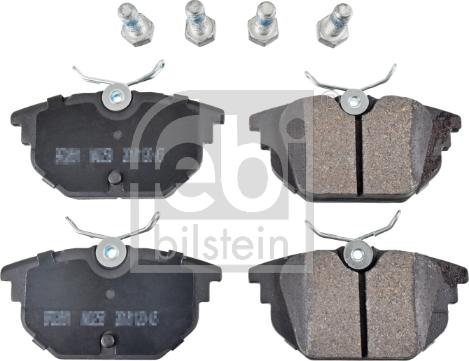 Febi Bilstein 16172 - Brake Pad Set, disc brake www.autospares.lv