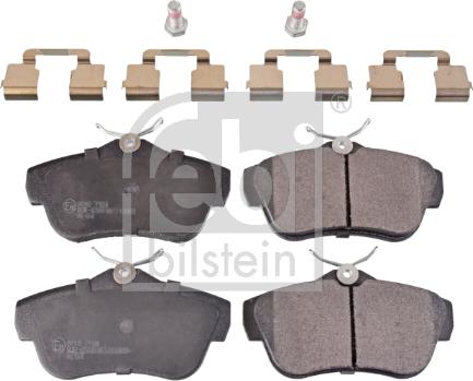 Febi Bilstein 16891 - Brake Pad Set, disc brake www.autospares.lv