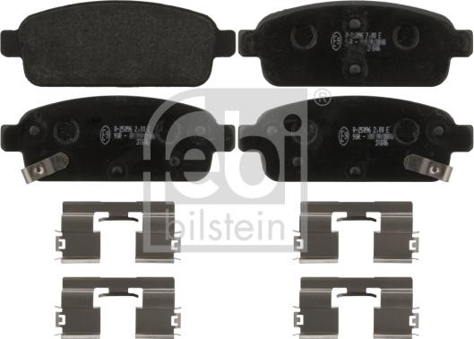 Febi Bilstein 16893 - Brake Pad Set, disc brake www.autospares.lv