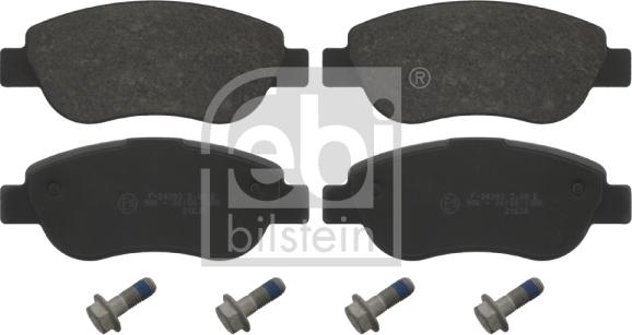 Febi Bilstein 16857 - Brake Pad Set, disc brake www.autospares.lv