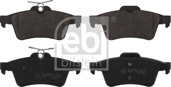 Febi Bilstein 16864 - Brake Pad Set, disc brake www.autospares.lv