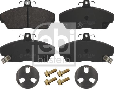 Febi Bilstein 16800 - Brake Pad Set, disc brake www.autospares.lv