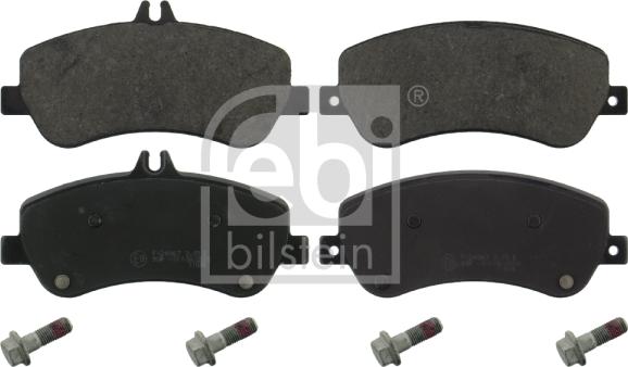 Febi Bilstein 16808 - Bremžu uzliku kompl., Disku bremzes www.autospares.lv