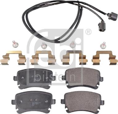 Febi Bilstein 16826 - Brake Pad Set, disc brake www.autospares.lv