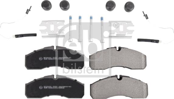 Febi Bilstein 16821 - Brake Pad Set, disc brake www.autospares.lv