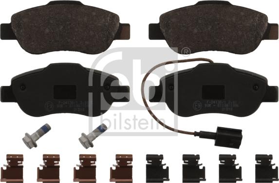 Febi Bilstein 16879 - Brake Pad Set, disc brake www.autospares.lv