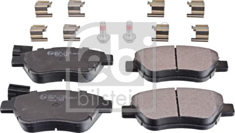 Febi Bilstein 16876 - Brake Pad Set, disc brake www.autospares.lv