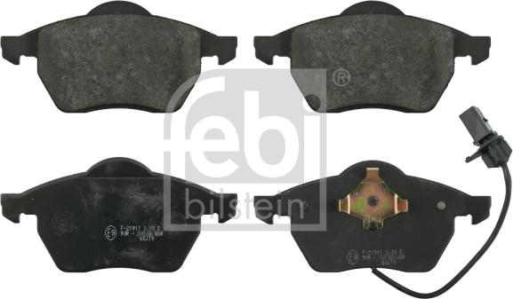 Febi Bilstein 16398 - Brake Pad Set, disc brake www.autospares.lv