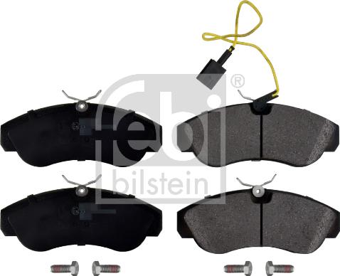 Febi Bilstein 16392 - Brake Pad Set, disc brake www.autospares.lv