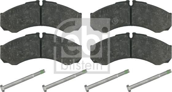 Febi Bilstein 16348 - Brake Pad Set, disc brake www.autospares.lv