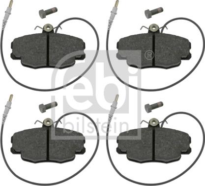 Febi Bilstein 16369 - Brake Pad Set, disc brake www.autospares.lv