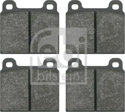 Febi Bilstein 16300 - Brake Pad Set, disc brake www.autospares.lv