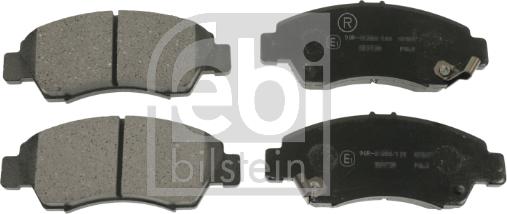 Febi Bilstein 16303 - Brake Pad Set, disc brake www.autospares.lv