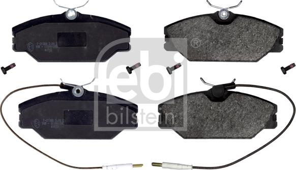 Febi Bilstein 16381 - Brake Pad Set, disc brake www.autospares.lv