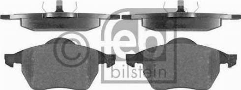 Febi Bilstein 16322 - Тормозные колодки, дисковые, комплект www.autospares.lv