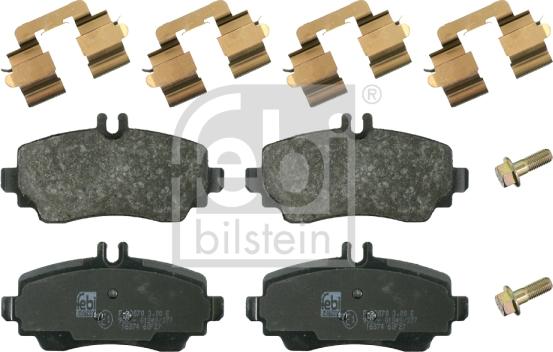 Febi Bilstein 16374 - Bremžu uzliku kompl., Disku bremzes www.autospares.lv