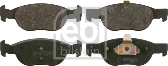 Febi Bilstein 16372 - Brake Pad Set, disc brake www.autospares.lv