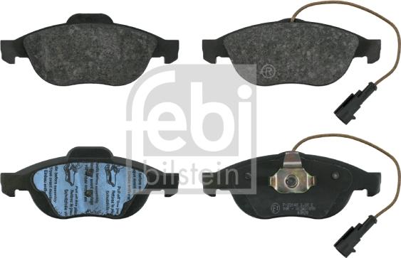 Febi Bilstein 16293 - Brake Pad Set, disc brake www.autospares.lv