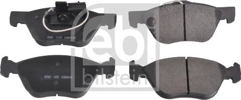 Febi Bilstein 16244 - Brake Pad Set, disc brake www.autospares.lv