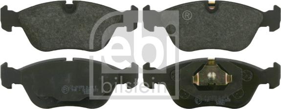 Febi Bilstein 16212 - Brake Pad Set, disc brake www.autospares.lv