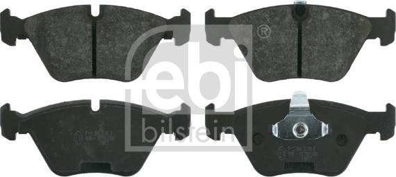 Febi Bilstein 16217 - Brake Pad Set, disc brake www.autospares.lv