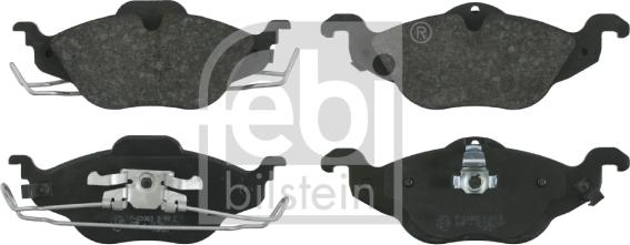 Febi Bilstein 16233 - Brake Pad Set, disc brake www.autospares.lv